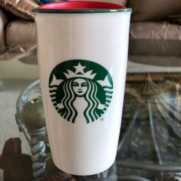 Disney Holiday Starbucks Ceramic Tumble - Picture 2 of 7